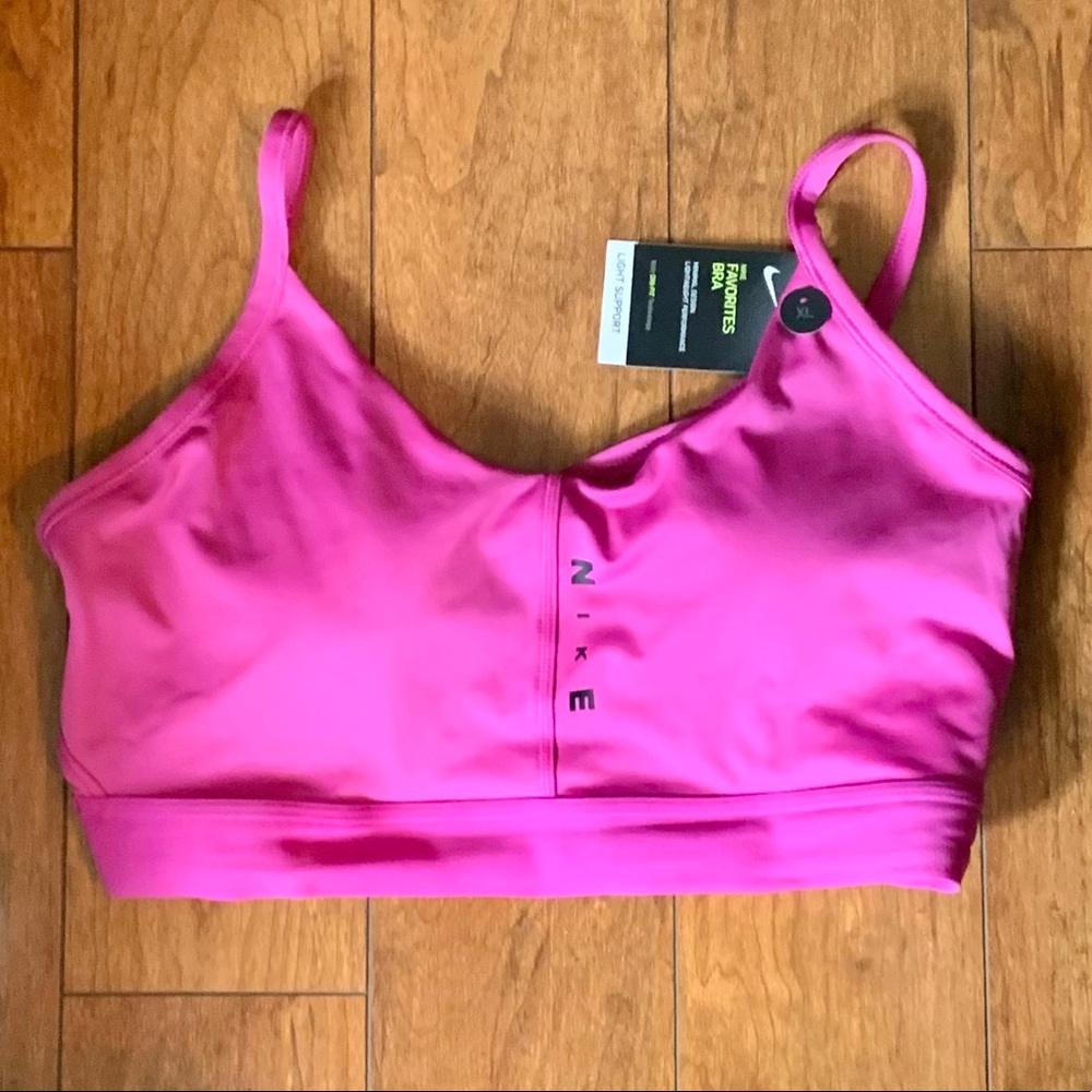 Nike Women’s Classic Pink/Purple Sports Bra XL NWT